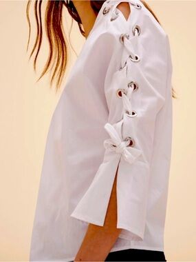 Maje Popeline en Blanc Top